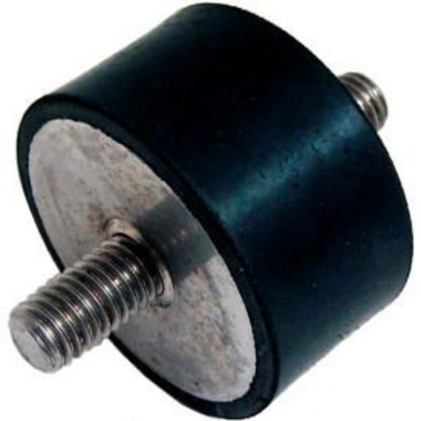 J.W. Winco J.W. Winco, Vibration Isolation Mounts Cylindrical Type, .98", 126.3376 Max Load 451-25-30-M6-SS-55